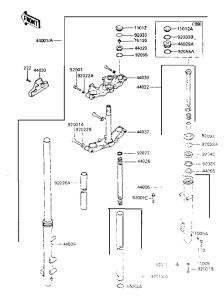 EN450 Вилка передней оси