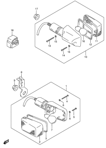 DR650 Поворотники