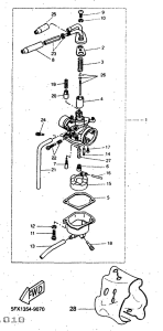 CW50RS Карбюратор
