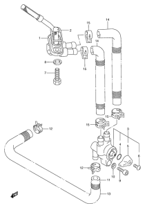 VZ800 Топливный кран