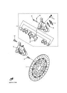 SRX400 ﾌﾛﾝﾄﾌﾞﾚｰｷｷﾔﾘﾊﾟ