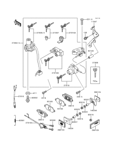 ZX600 Замок зажикания