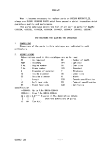 GS500 Catalog preface