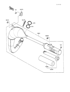 KX100 Глушитель