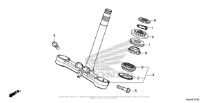 CBR650F Траверса нижняя
