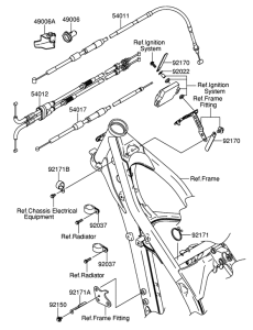 RM-Z250 Clutch cable