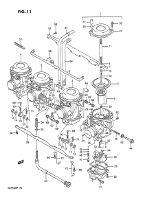 GSF400 Carburetor assy