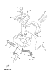 YN50 Топливный бак