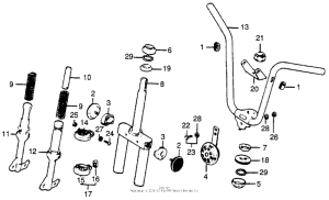 NC50 Handlebar + horn