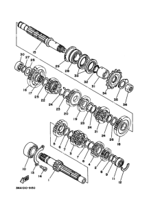 TZR250 ﾄﾗﾝｽﾐﾂｼﾖﾝ
