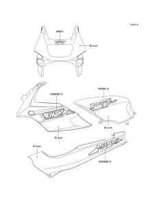  Decals(black)(ex500-f1)
