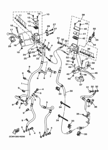 MW125 Главный тормозной цилиндр