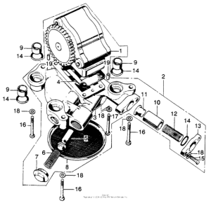 CB750 Масляный насос