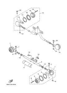 XVS650A Поворотники