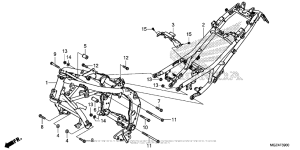 CBR500R (ABS) Рама