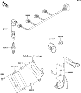 ZX600 Система зажигания