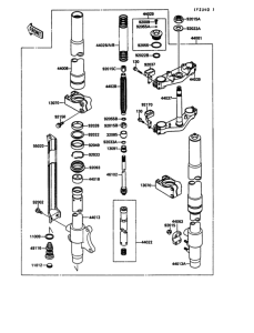 KX125 Front fork(1 / 2)