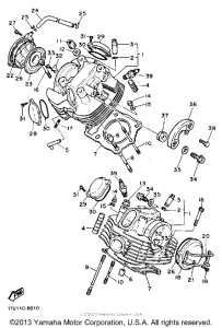 XV1100WC Головка цилиндров