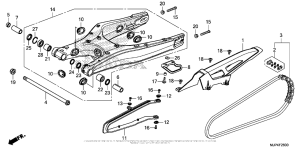 CRF1000D (ABS) Маятник