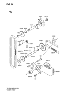 VZ1600 Водяная помпа