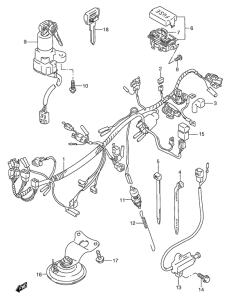 GSX750 Жгут проводов