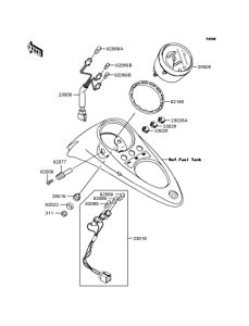 VN250 Спидометр