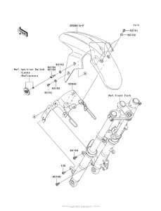 EX250 Крыло переднее