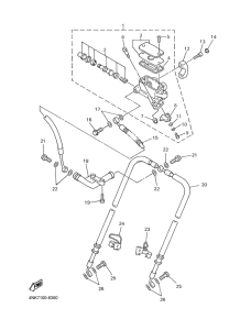 XVZ1300A Главный тормозной цилиндр