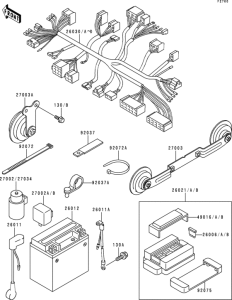 ZR750 Electrical equipment(1 / 2)