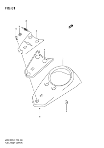 VLR1800 Крышка топливного бака