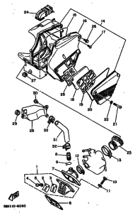 DT50LC DT50B Впускная система