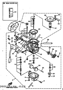 XC125TR Carburetor assy