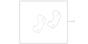 VT1100C2 Chrm.lvr.brkt.hdr