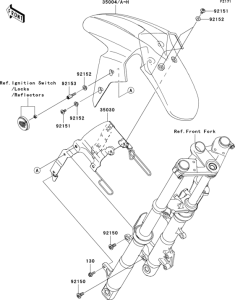 EX250 Крыло переднее