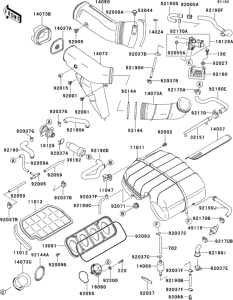 ZX750 Air cleaner(1 / 2)