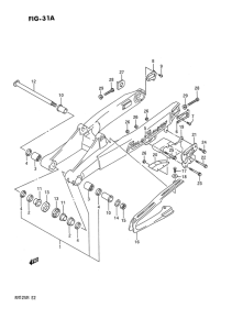 RM125 Маятник задний