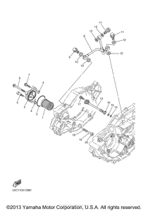WR250F Масляный фильтр
