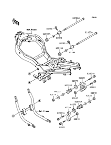 ZX1100 Рама ,крепежные детали