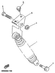 CY50R Suspension trasera