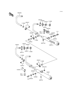 KZ1000 Глушитель
