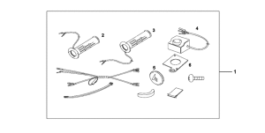VT125 Grip heater kit ca12