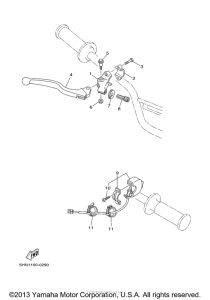 TTR90R Рулевые переключатели и рычаги