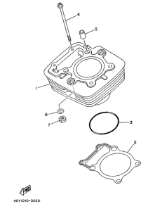 TT250R Цилиндры