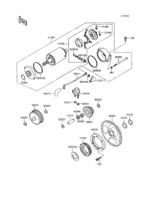 KL650 Стартер