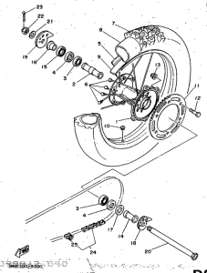  Переднее колесо