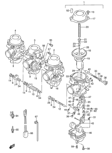 RF600 Carburetor assy