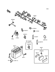 ZX250 Электрика