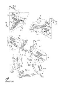 XJR1300 Staender & fussraste