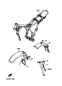 XT350 Генератор for chassis