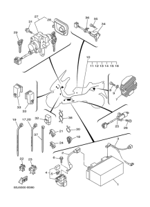 YP250 Электрика 1